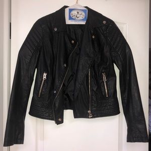 Black Leather Jacket from Forever 21!
